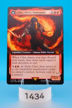 MTG Clive, Ifrit's Dominant (Extended Art) Final Fantasy Regular #458 - Image 1