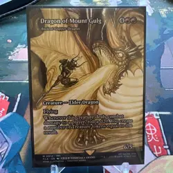 Mtg Showcase Gurg Volcano Red Dragon/Ainshant Copper Dragon English Version - Image 1