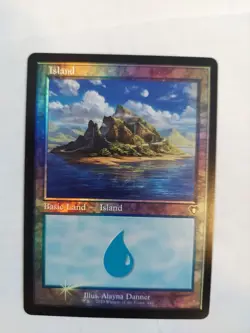 Island (440) (Retro Frame) Commander Masters Foil - Image 1
