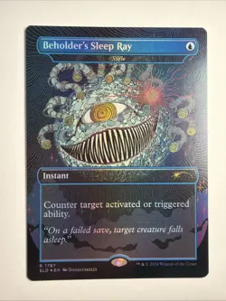 Beholder's Sleep Ray - Stifle (Rainbow Foil) Secret Lair Drop Foil - Image 1