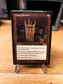 MTG Grim Monolith Urza's Legacy Regular LP - Image 1