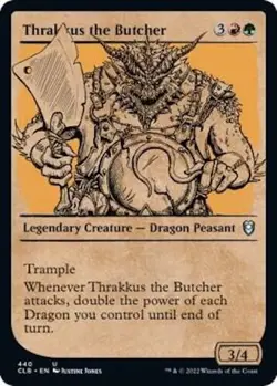 Thrakkus the Butcher 440 - SHOWCASE REGULAR - NM - Battle for Baldur's Gate - Image 1