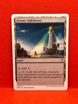 MTG Arcane Lighthouse(White Border) Mystery Booster 2 Regular - Image 1