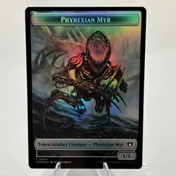 Eldrazi Phyrexian Myr - Double-Sided Token - Commander Masters - Foil - Image 2