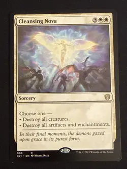 1x Cleansing Nova (086) Commander 2021 LP MTG Magic the Gathering x1 MKE - Image 1