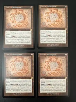 MTG- Door to Nothingness x4 - Brother's War Retro Schematic - Image 1