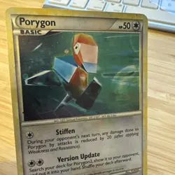 Porygon Pokemon HeartGold SoulSilver Black Star Promo HGSS22 2010 Moderate Play - Image 1