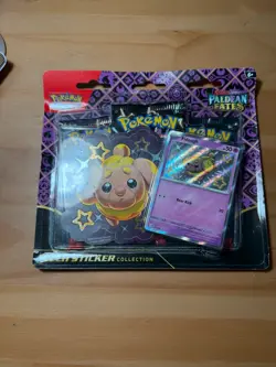 Pokemon S&V Paldean Fates Tech Sticker Collection - Shiny Fidough - SEALED - Image 1