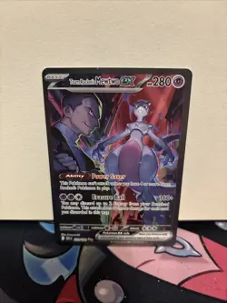 Pokemon TCG: Team Rocket’s Mewtwo EX #231/182 *Near Mint, UNGRADED* - Image 1