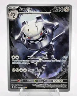 Steelix 150/132 Mega Evolution ME01 Illustration Rare IR Full Art Pokemon TCG NM - Image 1
