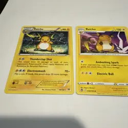 Raichu 49/162 Raichu 50/195 Alolan Raichu Sm65 Black Star Promo TCG Nm Pokemon - Image 2