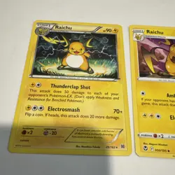 Raichu 49/162 Raichu 50/195 Alolan Raichu Sm65 Black Star Promo TCG Nm Pokemon - Image 5