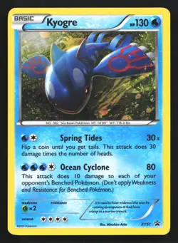 Pokemon Kyogre XY51 XY Cosmos Holo Black Star Promo HP - Image 1