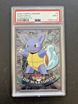 WARTORTLE | #8 | PSA 9 | TOPPS CHROME HOLO POKEMON T.V. | G20 - Image 1