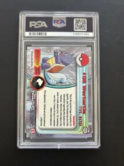 WARTORTLE | #8 | PSA 9 | TOPPS CHROME HOLO POKEMON T.V. | G20 - Image 2