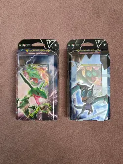Pokemon V Battle Decks Rayquaza & Noivern TCG Starters Lot NEW - Image 1