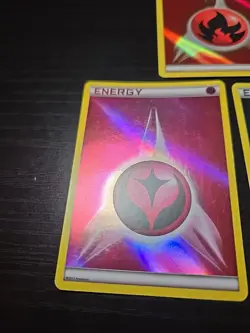 LP/MP Fairy Darkness Fire Energy REV HOLO 2013 XY Black White Set Pokemon TCG - Image 4