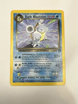 Pokemon TCG - Dark Blastoise 20/82 - Team Rocket Non-Holo - WoTC 1999 - Image 1