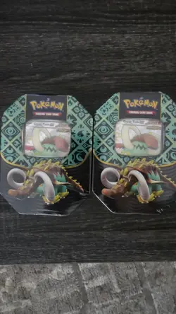 Pokemon TCG: SV Paldean Fates Great Tusk ex Tin - LOT OF 2 - Image 2