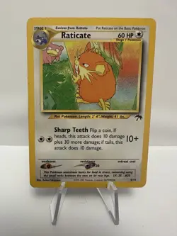 Raticate 6/18 Southern Islands Promo 2001 WoTC Pokemon TCG Non-Holo MP - Image 1
