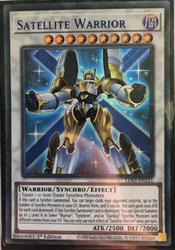Yu-Gi-Oh! TCG Satellite Warrior LDS3-EN121 Blue Ultra Rare 1st Edition Near Mint - Image 1