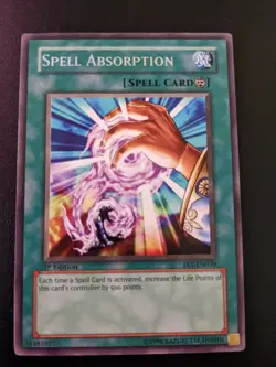Spell Absorption FET-EN039 Rare 1st Edition Very Good to Near Mint Yugioh - Image 1