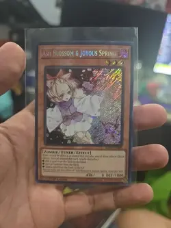 Yu-Gi-Oh! Ash Blossom & Joyous Spring RA01-EN008 Secret Rare 1st Edition NM - Image 1