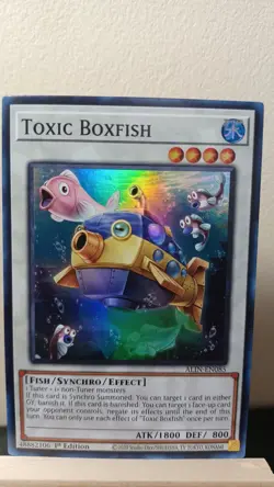 Toxic Boxfish 1st Edition [NM] - Yu-Gi-Oh! ALIN [Super Rare] - Image 1