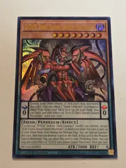 D/D/D Zero Doom Queen Machinex DOOD-EN003 Ultra Rare Yugioh 1st Edition Mint - Image 1