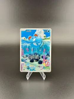 Pokemon TCG Marill Paldea Evolved Holo Card 204/193 Illustration Rare - Image 1