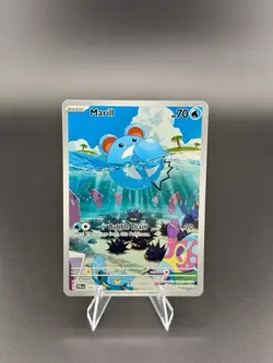 Pokemon TCG Marill Paldea Evolved Holo Card 204/193 Illustration Rare - Image 2