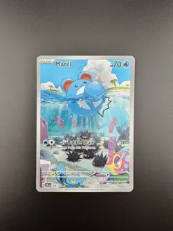 Pokemon TCG Marill Paldea Evolved Holo Card 204/193 Illustration Rare - Image 4