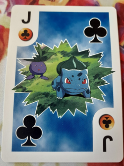Bulbasaur And Oddish 1999 Bicycle Pokemon Playing Card NM - Image 1