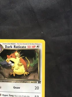 Pokemon Cards: Team Rocket 1st Edition Common: Dark Raticate 50/82 - Image 3