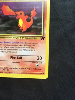 Pokemon Cards: Team Rocket 1st Edition Common: Charmander 50/82 - Image 4