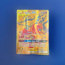 RESHIRAM & CHARIZARD Jumbo Card Foil Full Art POKEMON Black Star Promo SM247 - Image 1