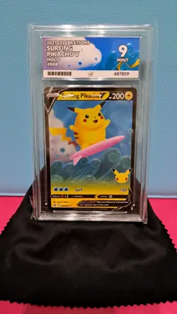 Surfing Pikachu v 008/025 Celebrations Card ACE 9 - Image 1