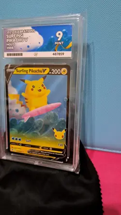 Surfing Pikachu v 008/025 Celebrations Card ACE 9 - Image 2