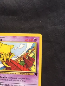 Pokemon Cards: Team Rocket 1st Edition Common: Abra 49/82 - Image 3