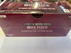 One Piece OP11 A Fist of Divine Speed Box Display Sealed New Card English Bandai - Image 2
