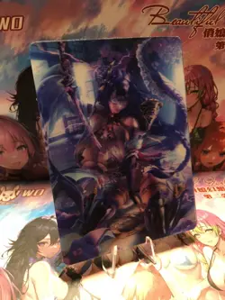 Lenticular Waifu Card Genshin Goddess Story 2 Image CCG Anime Card - Image 1