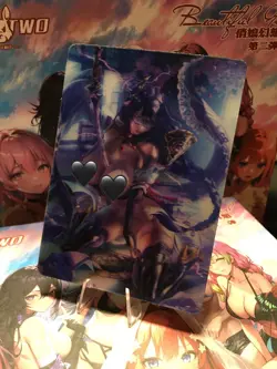 Lenticular Waifu Card Genshin Goddess Story 2 Image CCG Anime Card - Image 2
