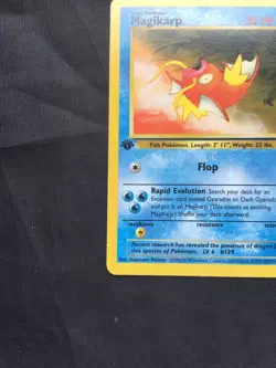 Pokemon Cards: Team Rocket 1st Edition Uncommon: Magikarp 47/82 - Image 5