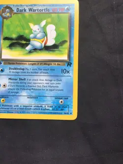 Pokemon Cards: Team Rocket 1st Edition Uncommon: Dark Wartortle 46/82 - Image 4