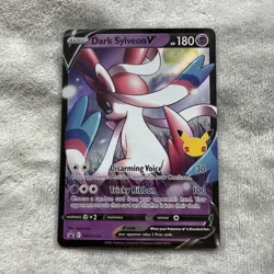 Pokemon Card TCG 2021 Celebrations Black Star Promo Dark Sylveon v SWSH134 VGC - Image 1