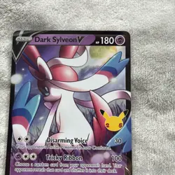 Pokemon Card TCG 2021 Celebrations Black Star Promo Dark Sylveon v SWSH134 VGC - Image 3