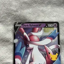 Pokemon Card TCG 2021 Celebrations Black Star Promo Dark Sylveon v SWSH134 VGC - Image 4