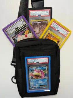 Slab Display and Protector Bag for PSA/CGC - Pokemon Card Case - Fanny Pack Bag - Image 1