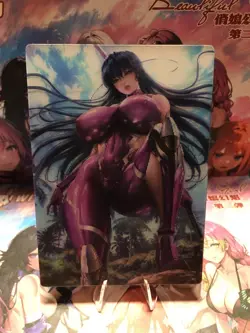 Lenticular Waifu Card Genshin Goddess Story 3 Image Double Sided Anime - Image 1