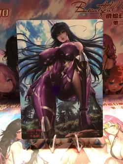 Lenticular Waifu Card Genshin Goddess Story 3 Image Double Sided Anime - Image 4